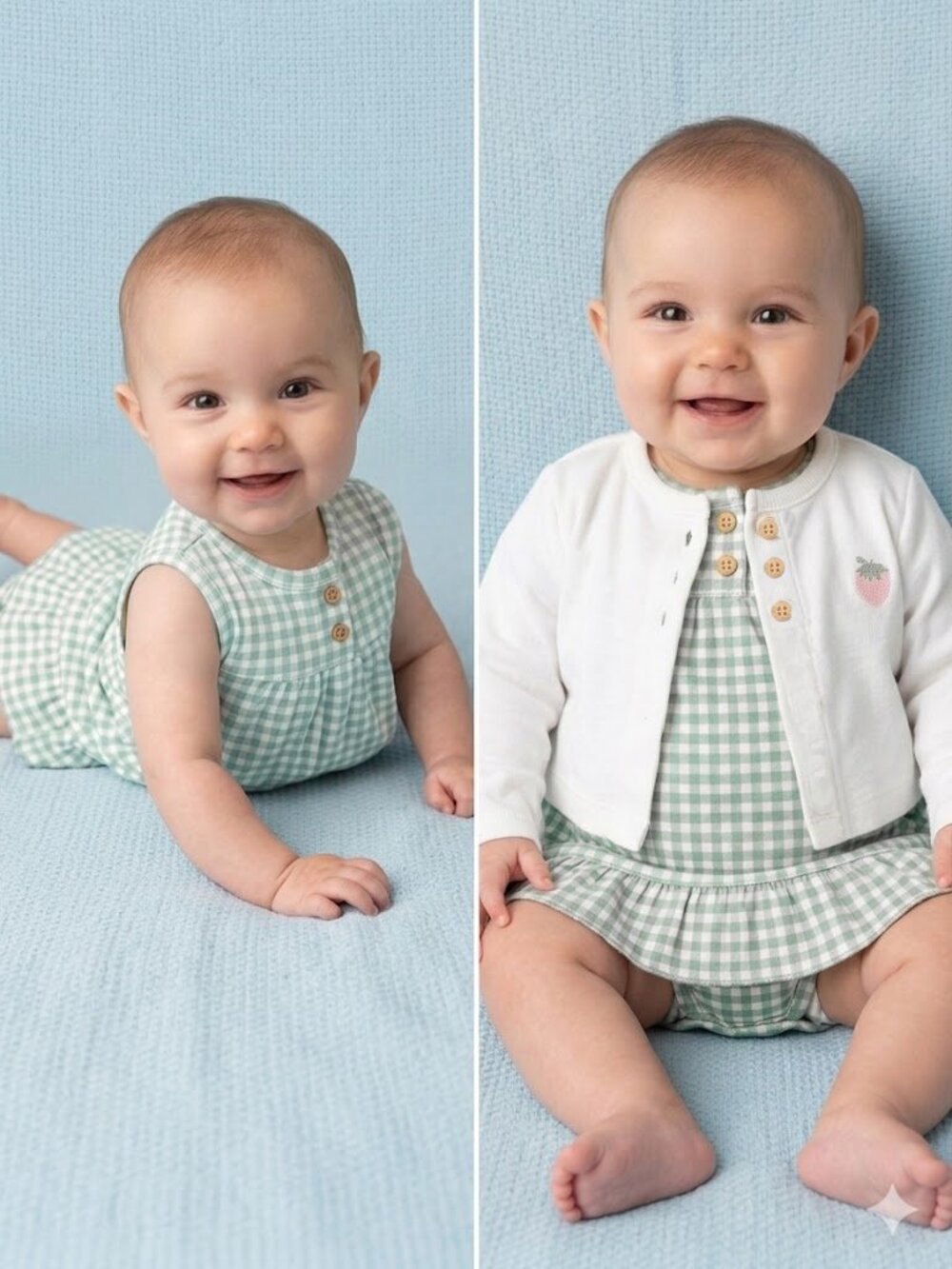 NWT Carter's Baby Girl 2-Pc Dress & Cardigan Set – Strawberry Theme 3 months